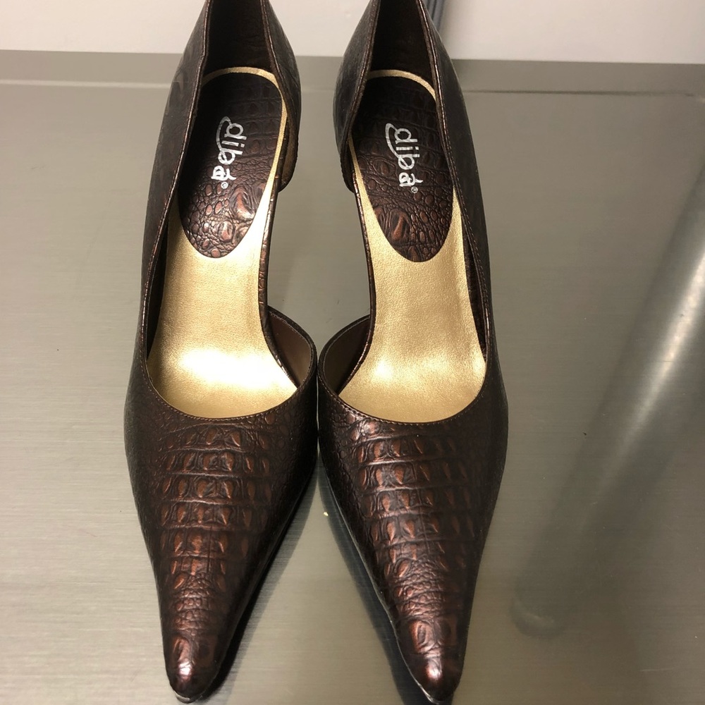 Diba Brown Pointed Heels